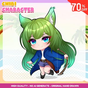 CUSTOM CHIBI CHARACTER | Chibi pfp | Chibi Illustration | Chibi Emotes | Chibi Commission | Chibi Sticker | Chibi Girl Emotes | Chibi Twitch