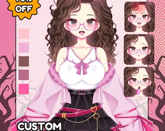 Custom Pngtuber Model: Streaming Avatar Design
