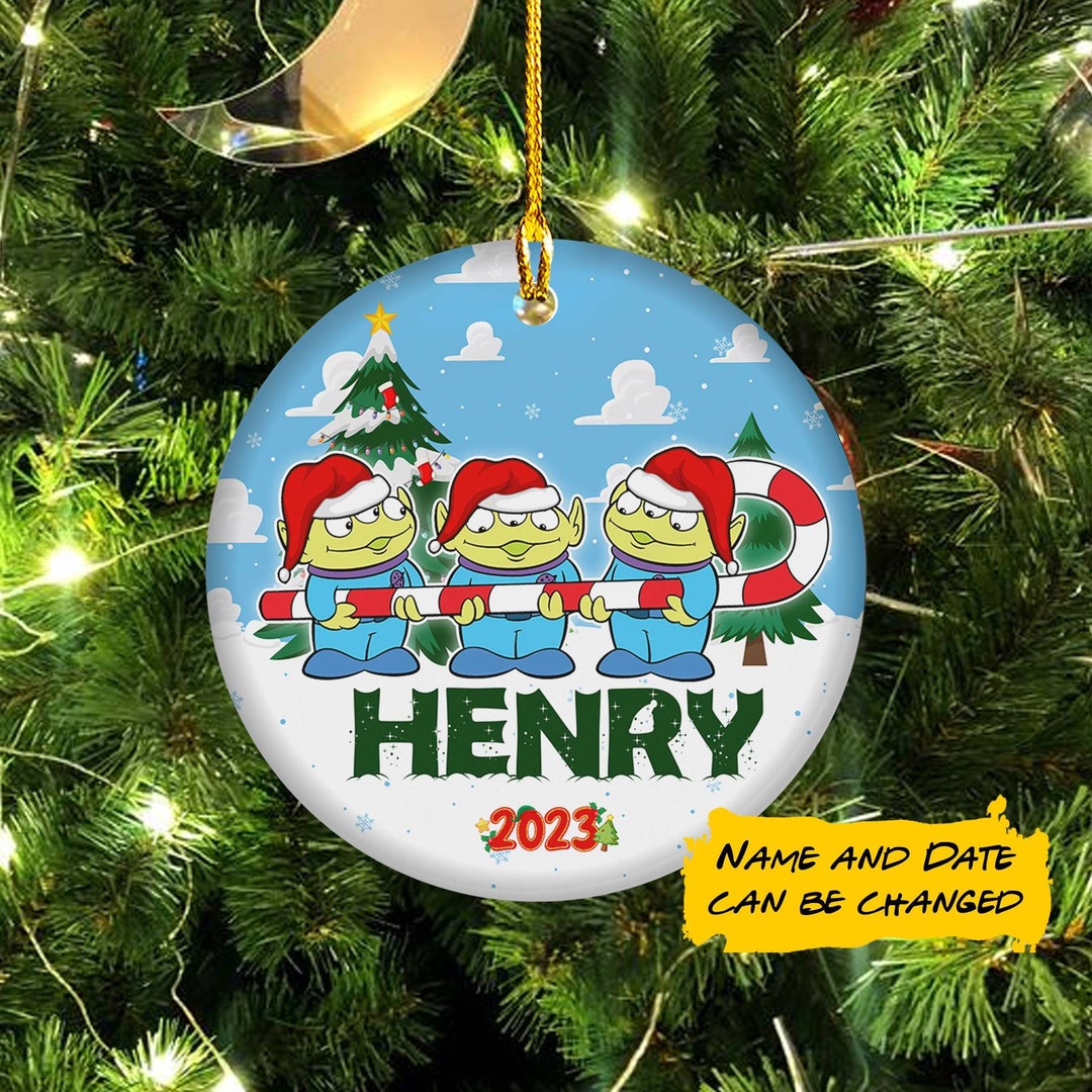Custom Toy Story Alien Christmas Ornament Toy Story Hanging Etsy