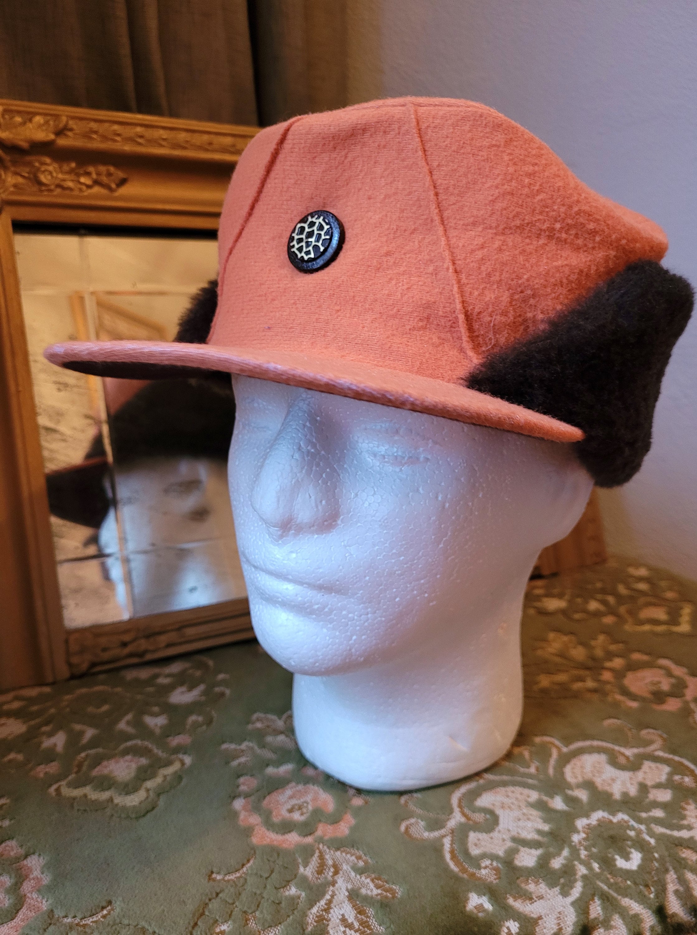 Vintage 70s Mongomery Ward Deadstock Crochet Knit Cabbie Baker Boy Hat P… Video of Live with Kellie @vintagethreetwelve DM if you have  main image 3