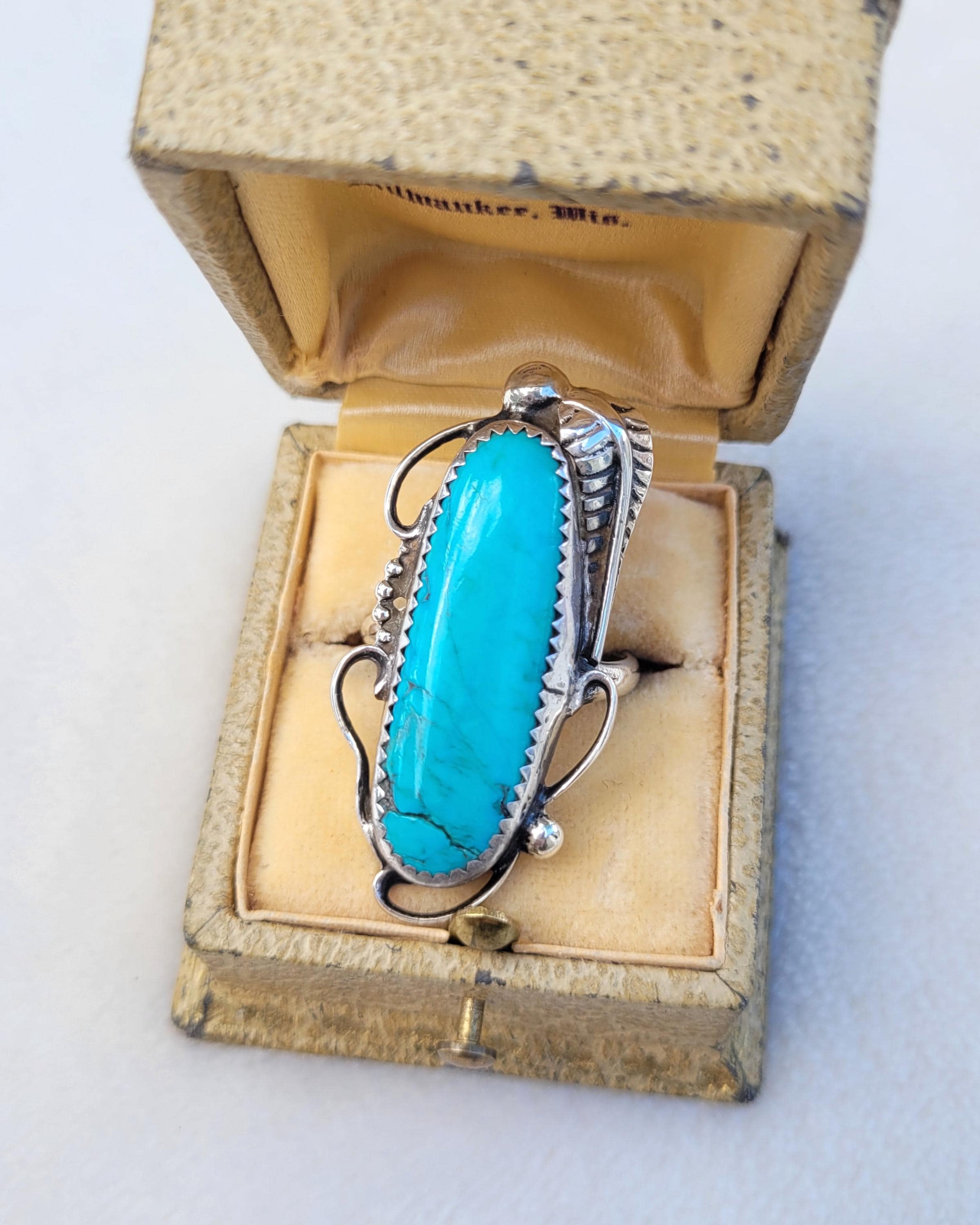 希少　ヴィンテージ　リング　アンティーク　シルバー　ターコイズ　アメリカ　ユーロ ヴィンテージ ターコイズ スターリングシルバー ネイティブアメリカン