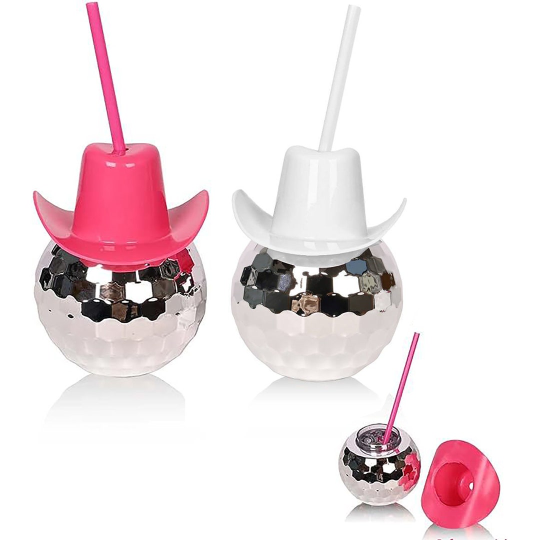 Disco Ball Cup,cowboy Hat Cup,disco Ball Tumbler,bachelorette Party Cup