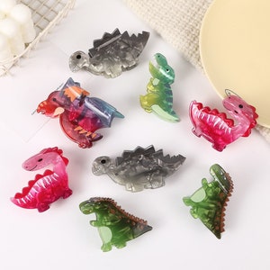 Dinosaur Hair Clips