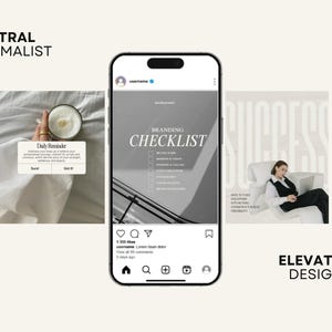 Personal Brand Instagram Template Social Media Kit for Social Media Manager Instagram Post Canva Branding Kit Modern Luxury Instagram