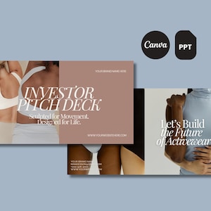 Business Plan Template PowerPoint Template Canva Template Wellness Small Business Planner Business Presentation Digital Download