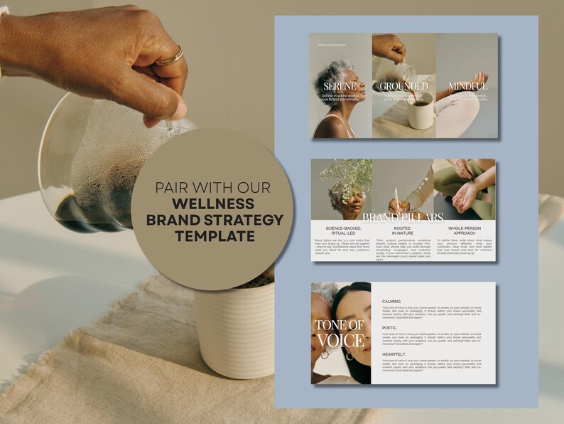 Wellness Startup Pitch Deck | Powerpoint & Canva Template | Investor ...