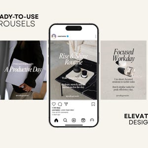 Personal Brand Instagram Template Social Media Kit for Social Media Manager Instagram Post Canva Branding Kit Modern Luxury Instagram