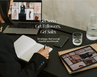 Social Media Strategy Workbook | Content Pillars & Niche Planner | Instagram Growth Template | Instant Download