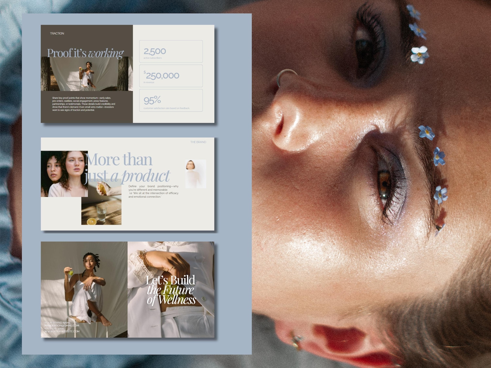 Wellness Startup Pitch Deck | Powerpoint & Canva Template | Investor ...