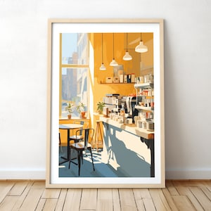 Affiche, Décoration murale de café, Impression de café moderne, Bar à café, Affiche de café, Affiche imprimable, Téléchargement numérique, Art de cuisine