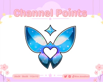 Icona punti canale Twitch Valo Clove Butterfly / Icona punti canale Twitch / Emote Twitch / Emote streaming / Riscatta punti canale