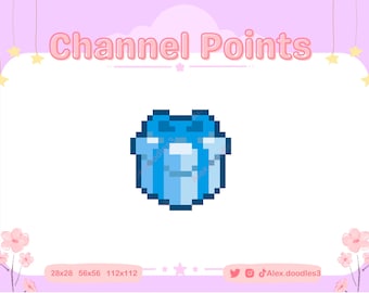 Icona Punti Canale Twitch Presente / Icona Punti Canale / Emote Twitch / Emote Stream / Riscatta Punti Canale / Natale / Youtube