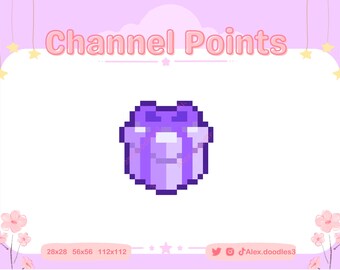 Icona Punti Canale Twitch Presente / Icona Punti Canale / Emote Twitch / Emote Stream / Riscatta Punti Canale / Natale / Youtube