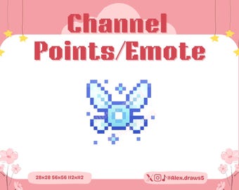 Icona punti canale Twitch Fairy / Icona punti canale Twitch / Emote Twitch / Emote streaming / Discord / Riscatta punti canale / TOTK BOTW