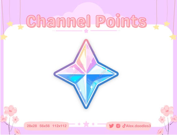 Primogem Twitch Channel Points Icon | Genshin Impact Emote | Stream Rewards | Twitch Graphics | Twitch Emotes | Channel Point Redeem