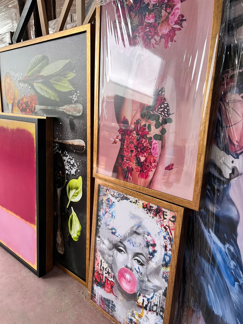 Andy Warhol Tomato Soup Pop Wall Canvas Art Poster, Andy Warhol Tomato