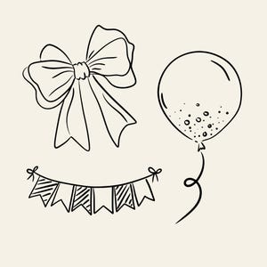 100 hand-drawn everyday life cliparts featuring cute doodle-style illustrations of daily objects like coffee, books, travel, food, plants, and cozy home items. Perfect for planners, stickers, and digital projects.