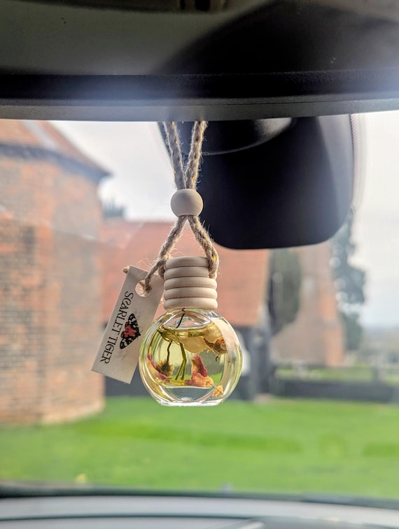 Handcrafted Botanical Car Diffuser, Air Freshener, Car Gift, Choice of Scents