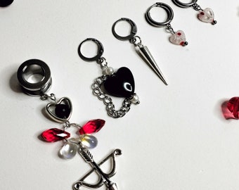 Femme Fatale goth earrings