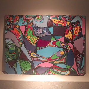 Acrylic painting