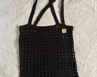 Crochet tote bag