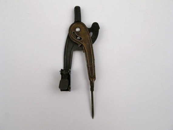 Old Vintage Antique Drafting Compass Drawing Tool 1950s 1930s
