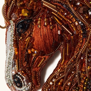 Mustang brooch