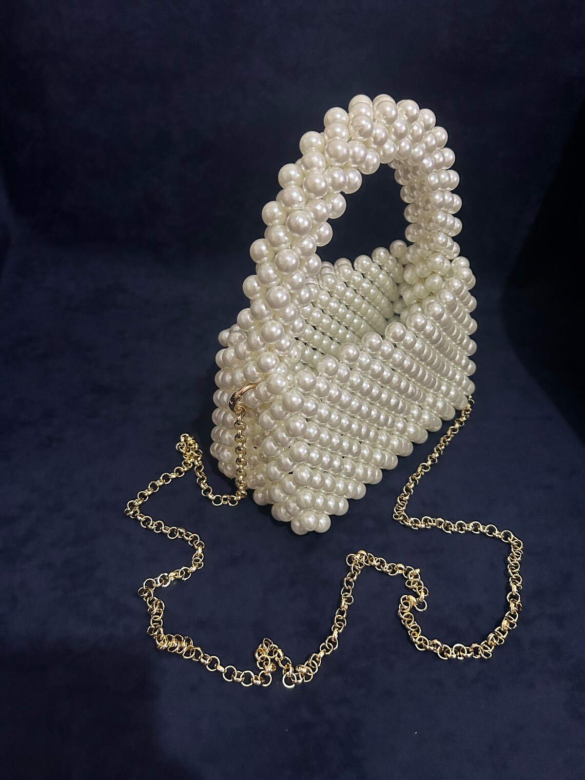 Luxury Beaded Pearl Handbag main image 1