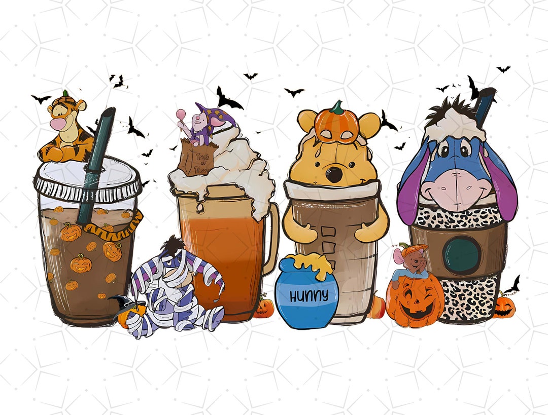 Eeyore Fall Latte Png Winnie the Pooh Coffee Mug Png - Etsy