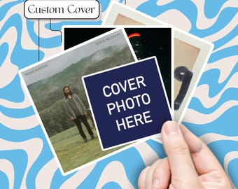Personalised Custom Spotify Album Cover Vinyl Decal Sticker - Aesthetic Gift