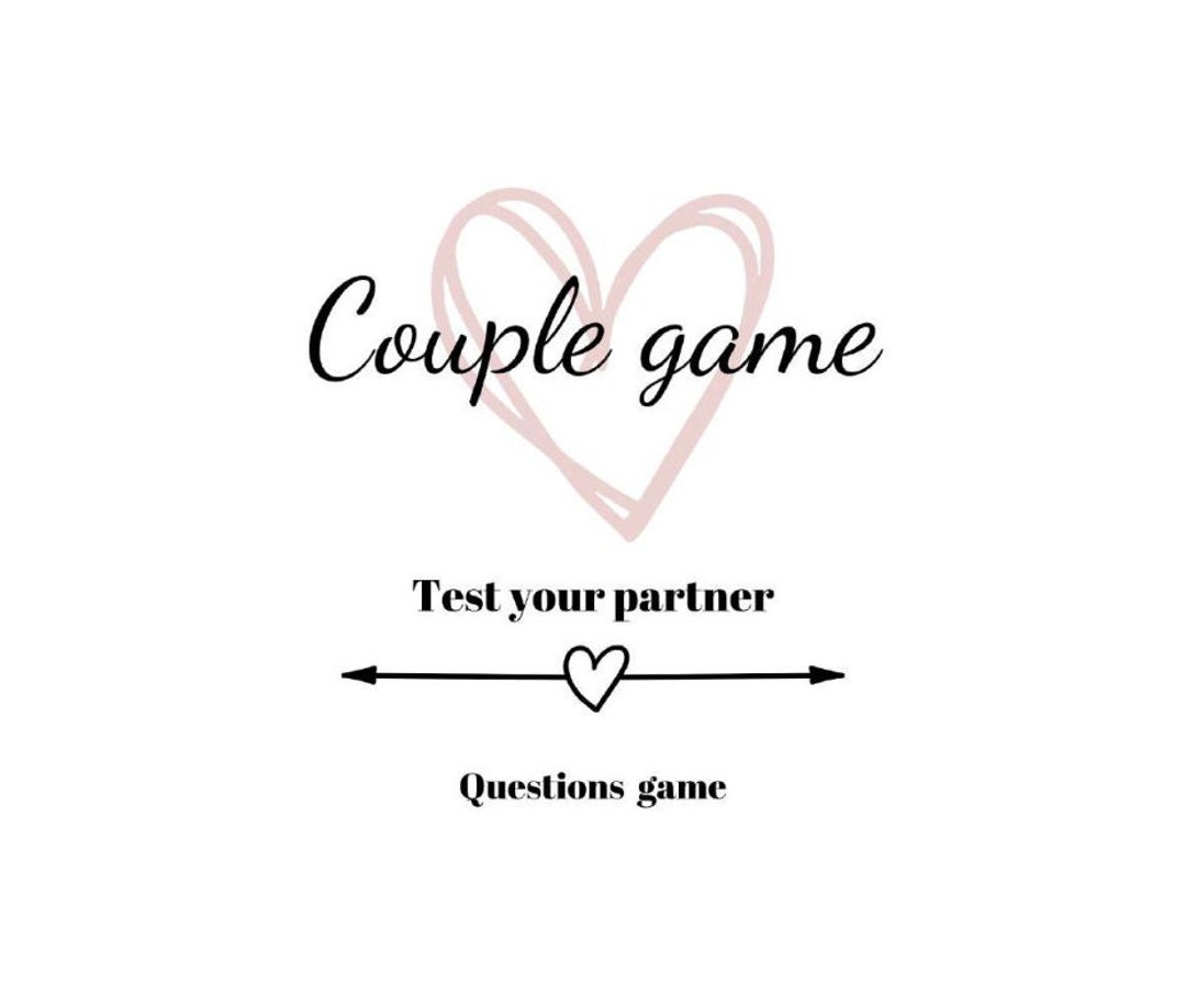 Couple Game Get to Know Your Partner Etsy