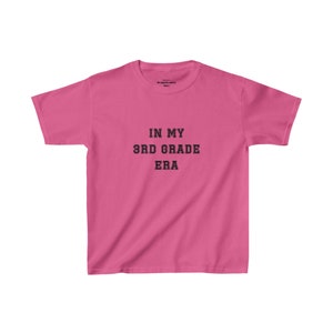 My 3rd Grade Era Shirt - Fun Back to School Tee for Third Graders | Cotton Short Sleeve T-shirt