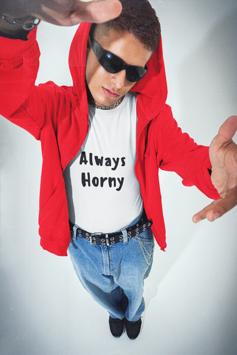 Always Horny Tshirt NSFW Preppy Tee Preppy Clothes Retro - Etsy