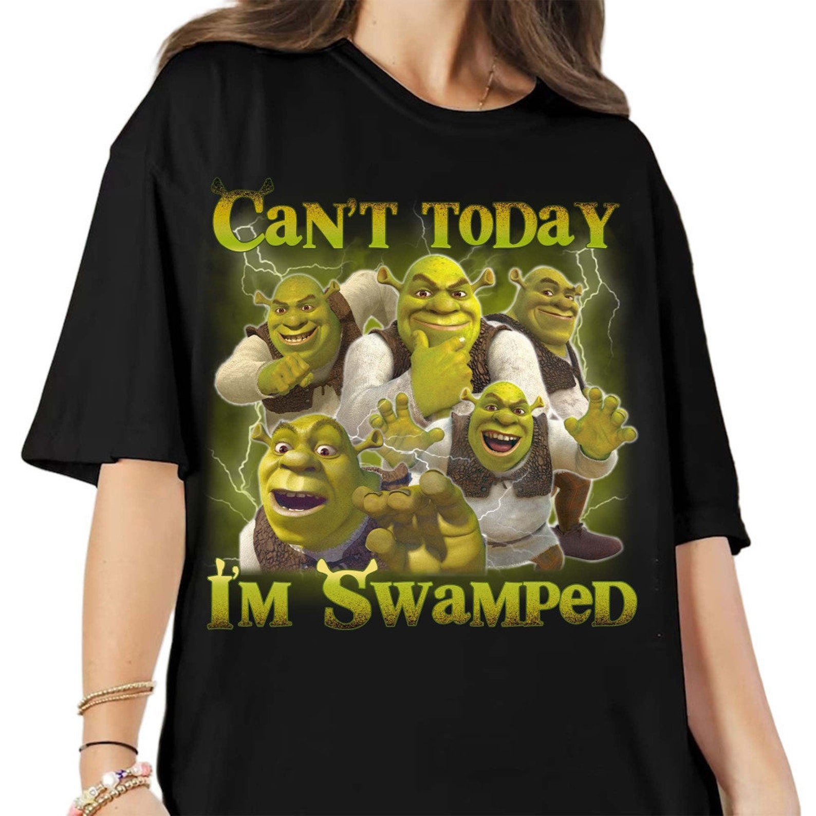 Can't Today I'm Swamped Shirt Shrek Shirt Disney - Etsy Canada