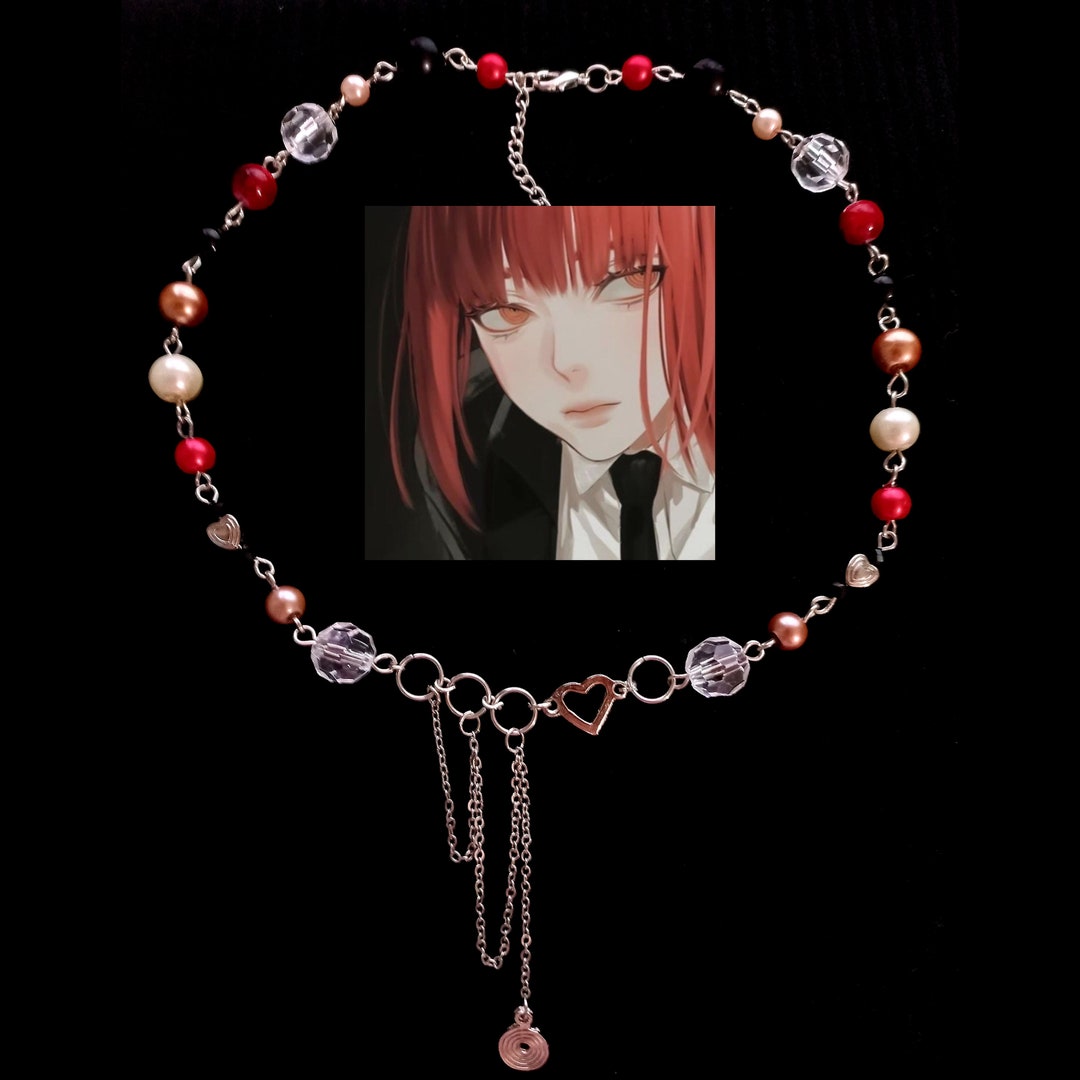 Chainsaw Man Necklace, Makima Necklace, Power Necklace, Reze Necklace, Anime Necklace, Chainsaw Man Anime Necklaces - Etsy Chainsaw Man Necklace, Makima Necklace, Power Necklace, Reze Necklace, Anime Necklace, Chainsaw Man Anime Necklaces - Etsy