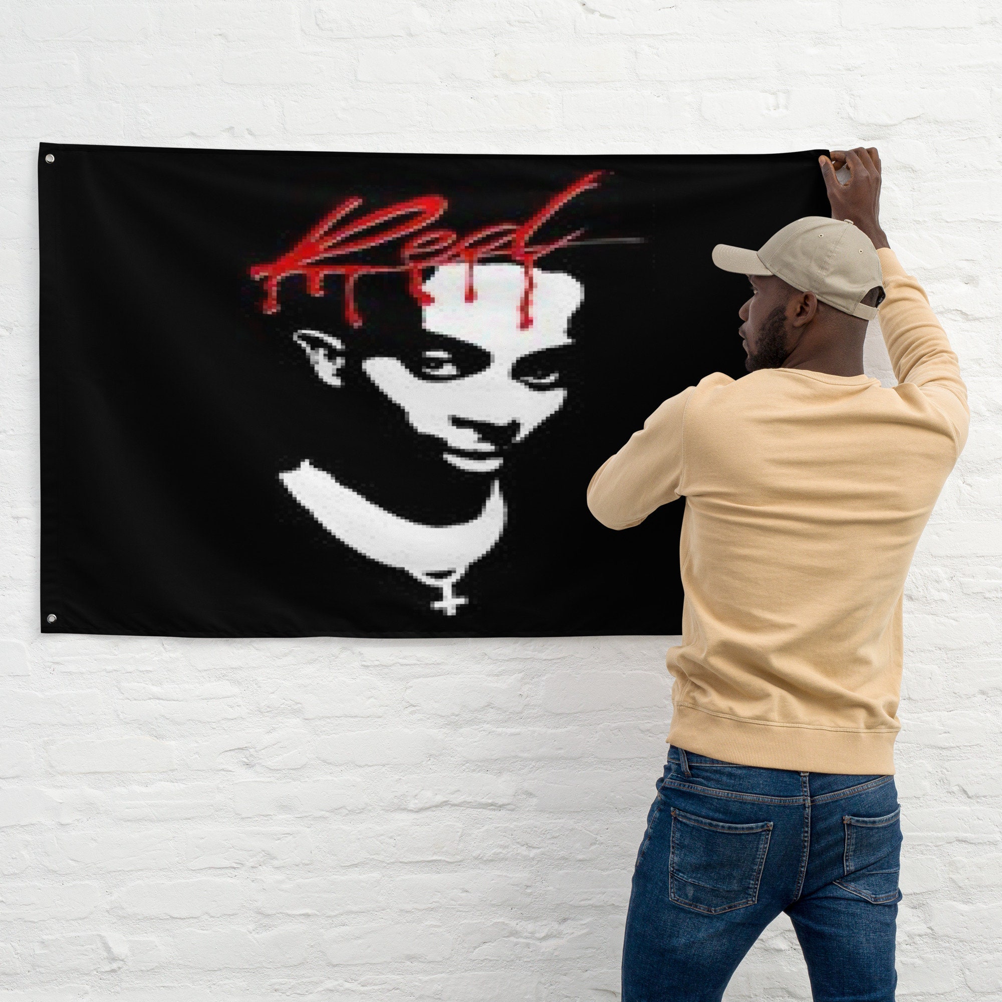 Playboi Carti Whole Lotta Red Flag Tapestry Rapper Music Etsy