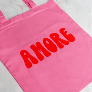 Jutebeutel Baumwolltasche Mama | Amore Liebe | perfekt als Geschenk für Mama Freundin zum Muttertag Geburtstag Geburt | lustiger Spruch