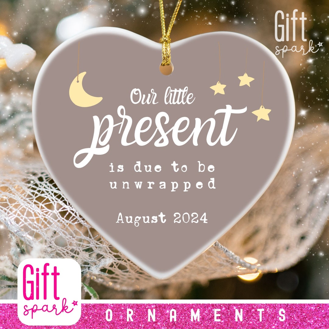 Personalized Baby Shower Ornament New Baby Pregnancy Gift Etsy