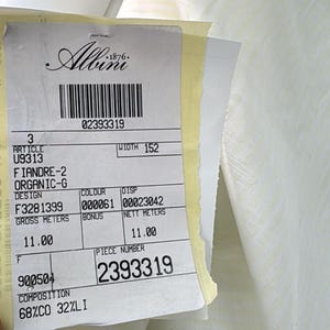 Cotton and linen shirt fabric by Albini, 1