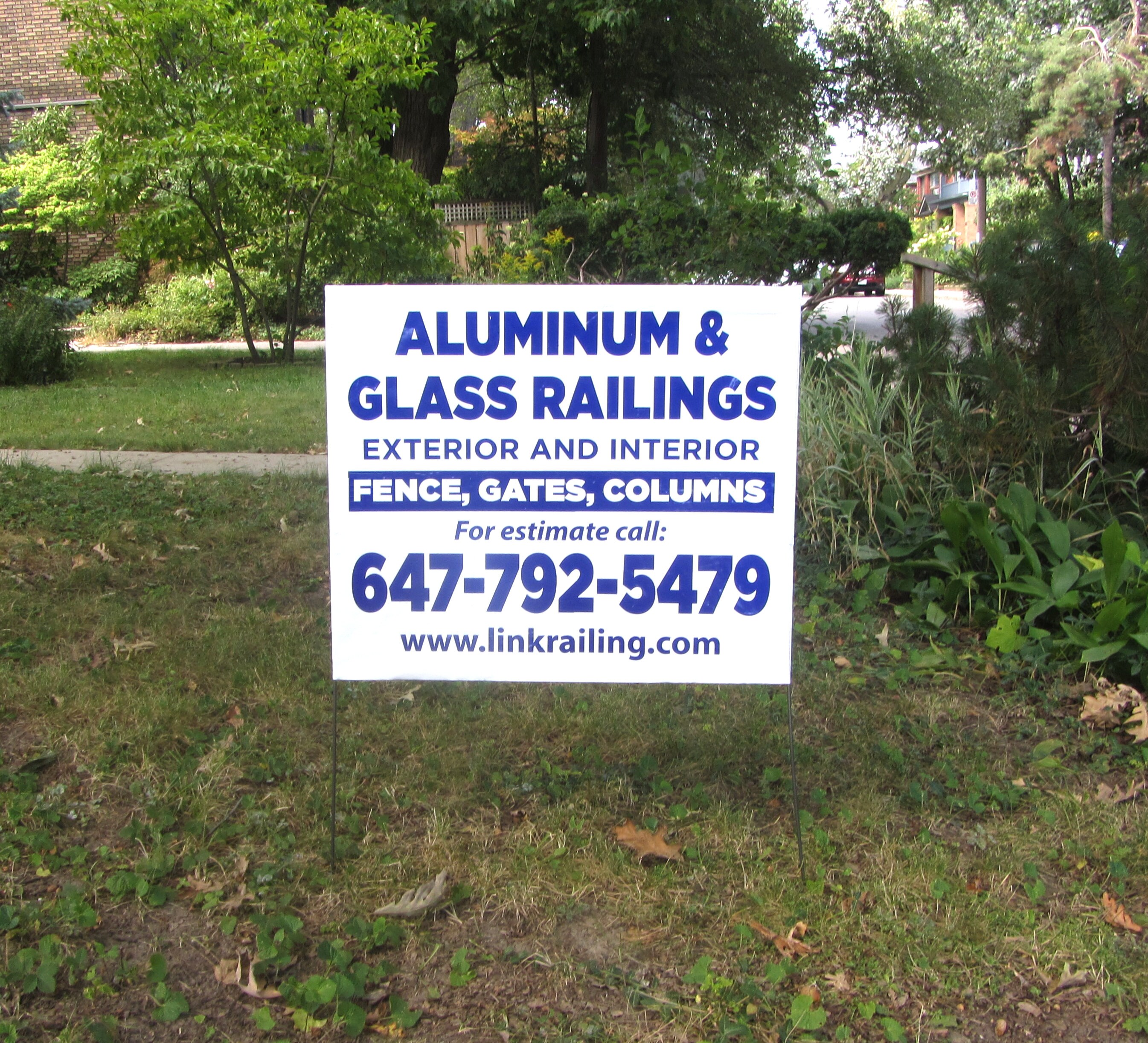 50 Custom Poly Bag Signs Double Color With Metal Stake Etsy