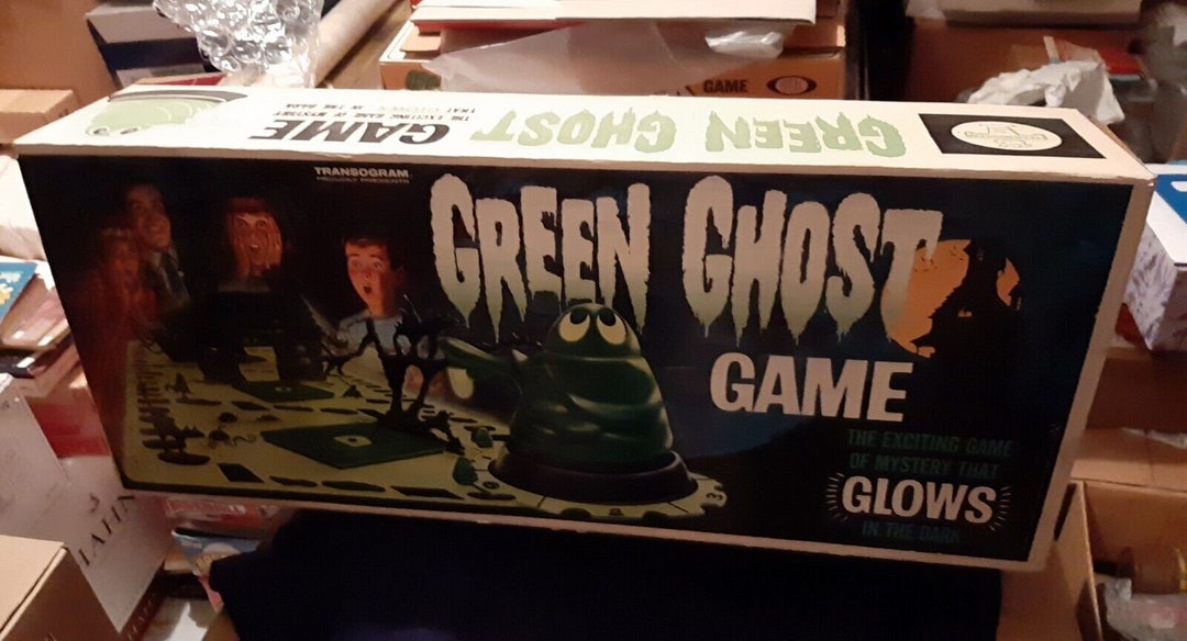 Vintage 1965 Transogram Green Ghost Game Factory Sealed Minty Etsy