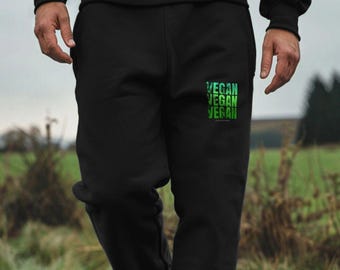 Vegane Jogger aus Bio-Baumwolle - Unisex-Passform, umweltfreundliche Druckfarben
