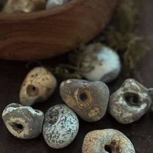 Small Hagstone, protection stone for witches, witchcraft
