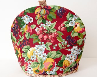 Vintage Laura Ashley - RUBENS TEA COSY - Padded Tea Pot Cover, 33cm x 27cm, 1993