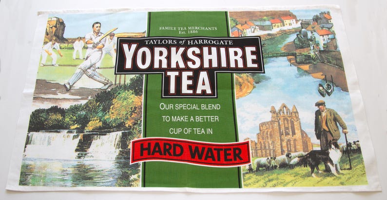 Paño de cocina de algodón Yorkshire Tea: Paisaje de Taylor's of Harrogate imagen 8
