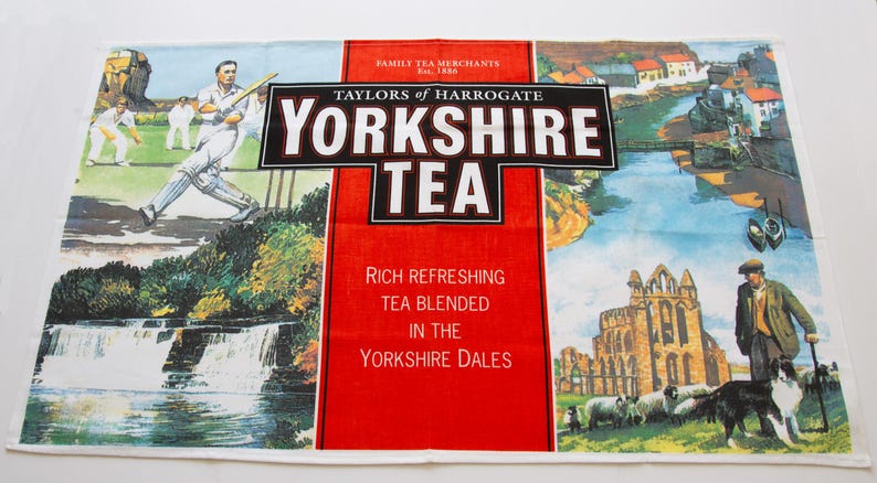 Paño de cocina de algodón Yorkshire Tea: Paisaje de Taylor's of Harrogate imagen 5