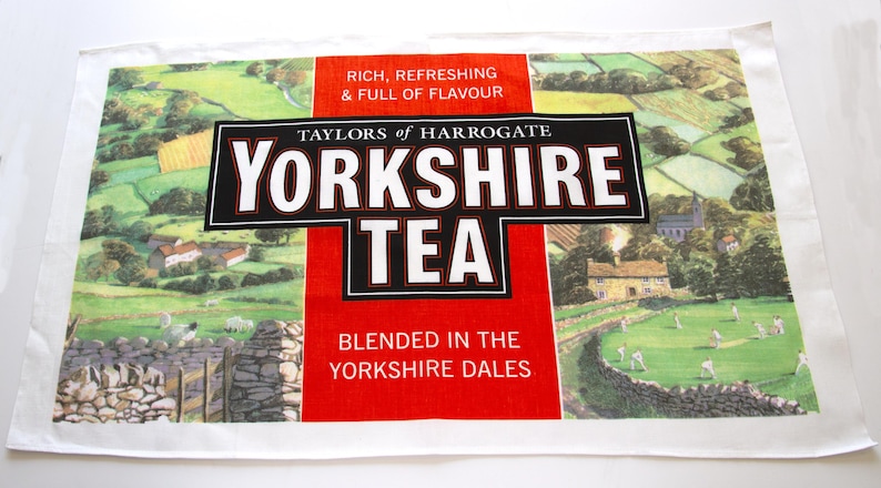Paño de cocina de algodón Yorkshire Tea: Paisaje de Taylor's of Harrogate imagen 2