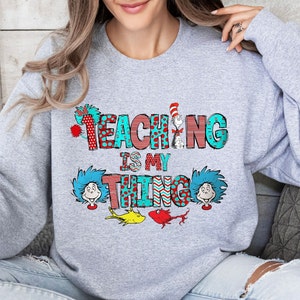 Lehren ist mein Ding Png, Lehrer Squad, Lehr-Shirt, Dr. Suess Buch, Dr. Suess Png Alphabetisierungswoche, grüne Eier, dr. Suess Kinder T-Shirt