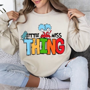 Little Miss Thing Png, Dr.Suesss Png, Dr.Suesss Day Png, Read across America, School Png, Teacher Png, Sublimation Designs,Digital Download