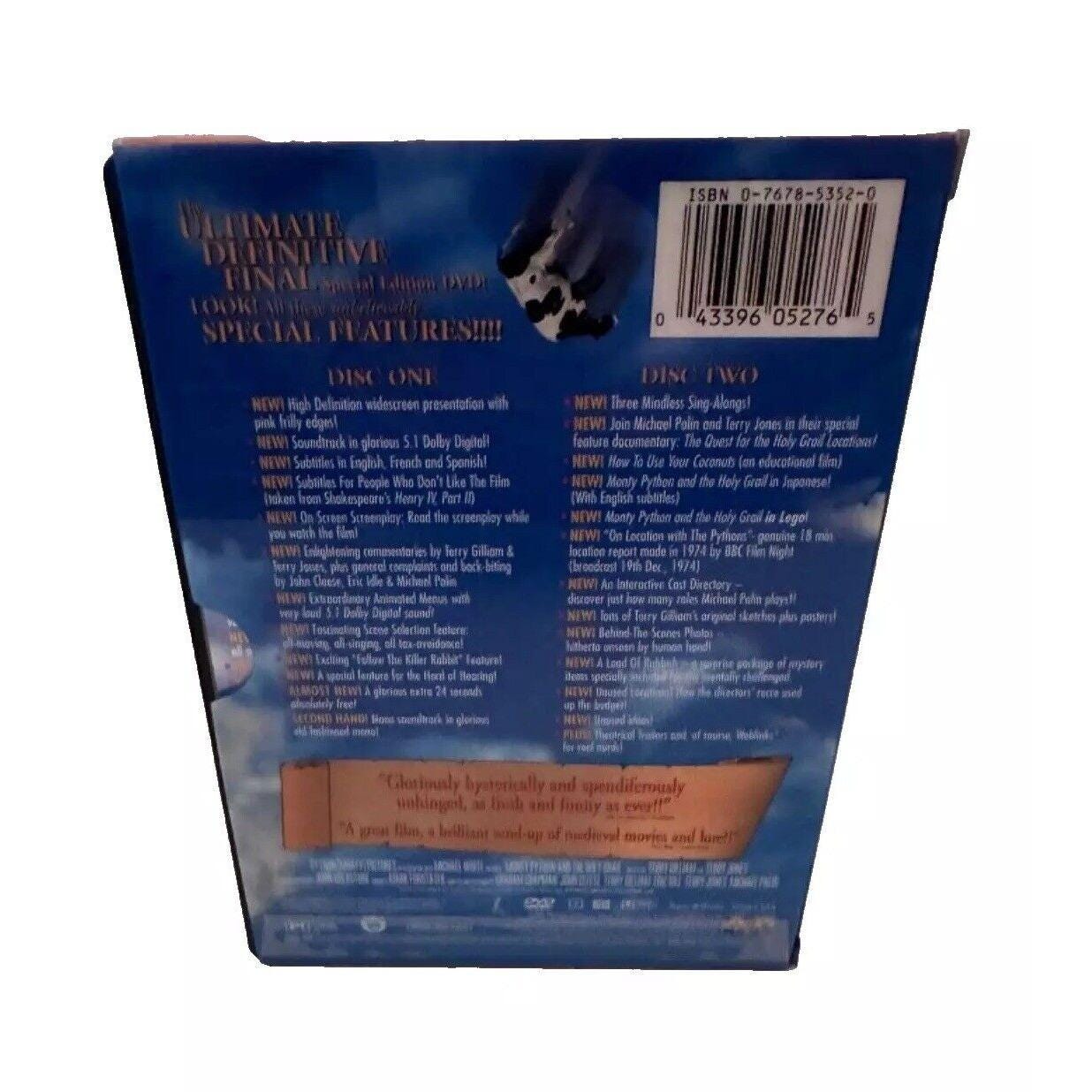 Monty Python and the Holy Grail SPECIAL EDITION (DVD, 1975) Fun - Etsy